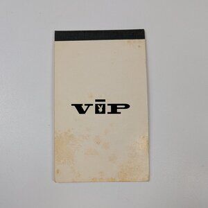 Vintage 1960s Playboy VIP Bunny Logo Blank Notepad Rare Find